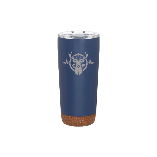 Stone Ranch Cork-Bottom Tumbler - Navy
