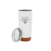 Stone Ranch Cork-Bottom Tumbler - White