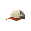 Stone Ranch Beige and Orange Cap - Silver Logo