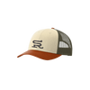 Stone Ranch Beige and Orange Cap - Black Logo
