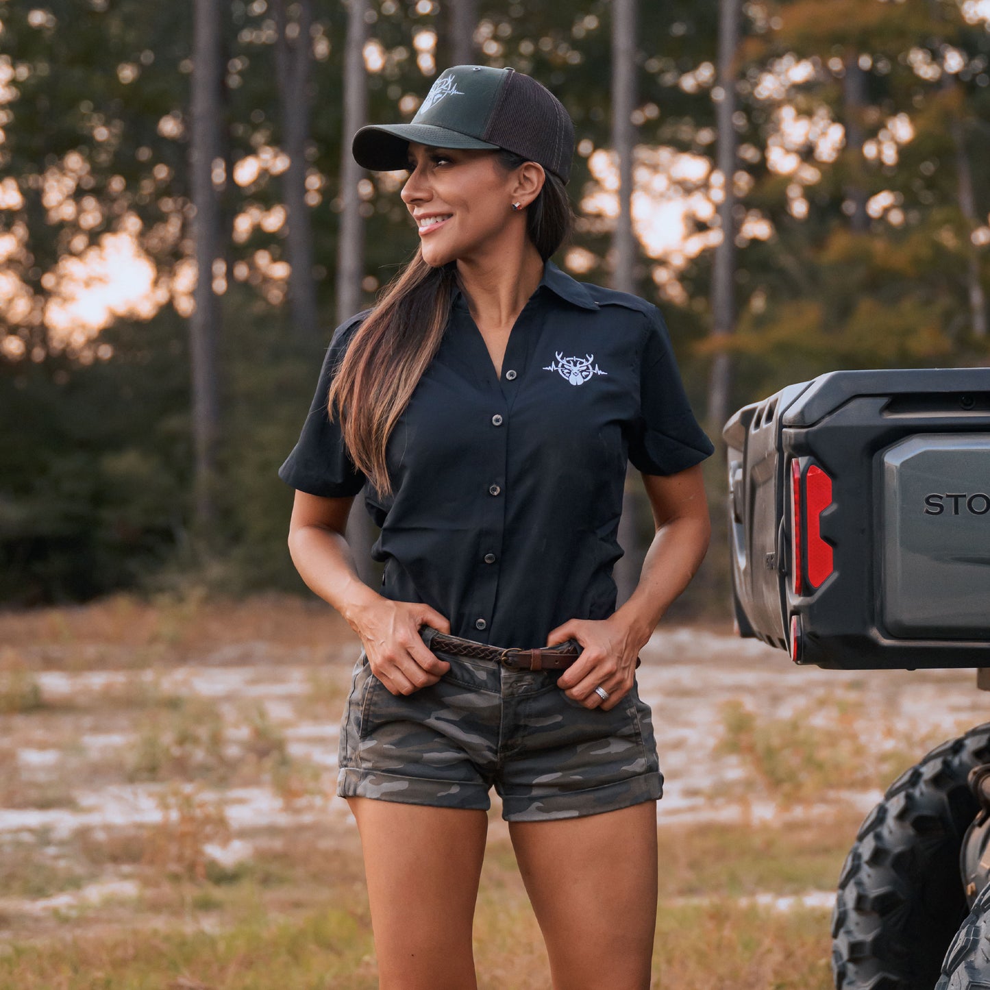 Heartbeat of a Hunter Ladies' Classic MicroFiber Shirt